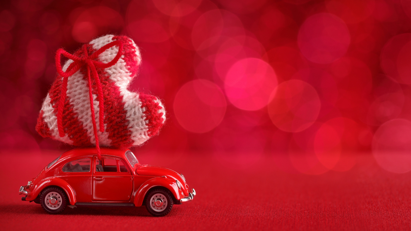 Valentines Day, Red, Car, Pink, Auto Detailing. Wallpaper in 1366x768 Resolution