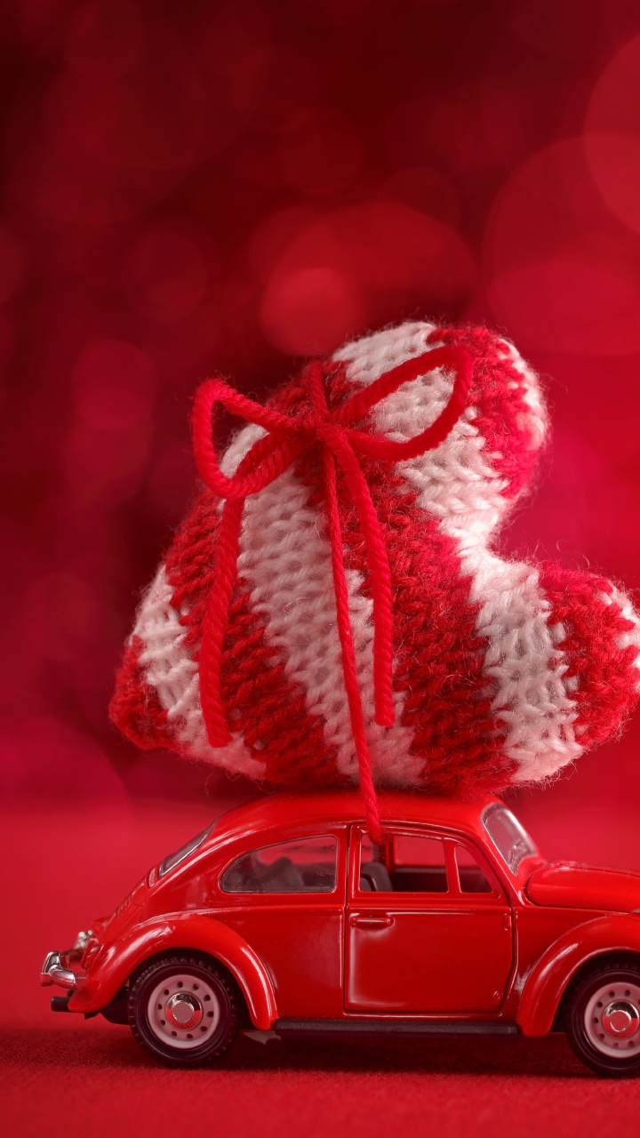 Valentines Day, Red, Car, Pink, Auto Detailing. Wallpaper in 720x1280 Resolution