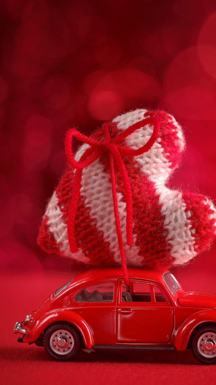 Valentines Day, Red, Car, Pink, Auto Detailing. Wallpaper in 750x1334 Resolution