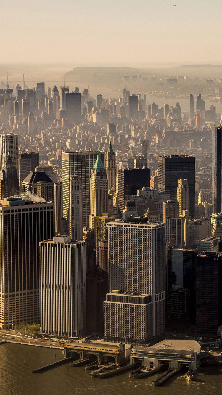 Aerial View of City Buildings During Daytime. Wallpaper in 750x1334 Resolution