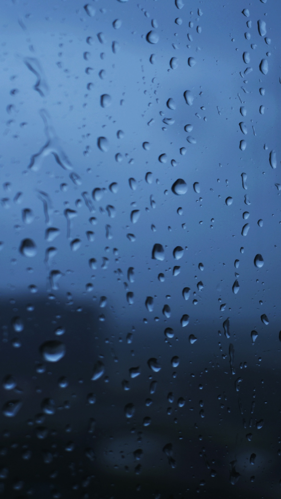 Pluie, Verre, Blue, Eau, Crachin. Wallpaper in 1080x1920 Resolution