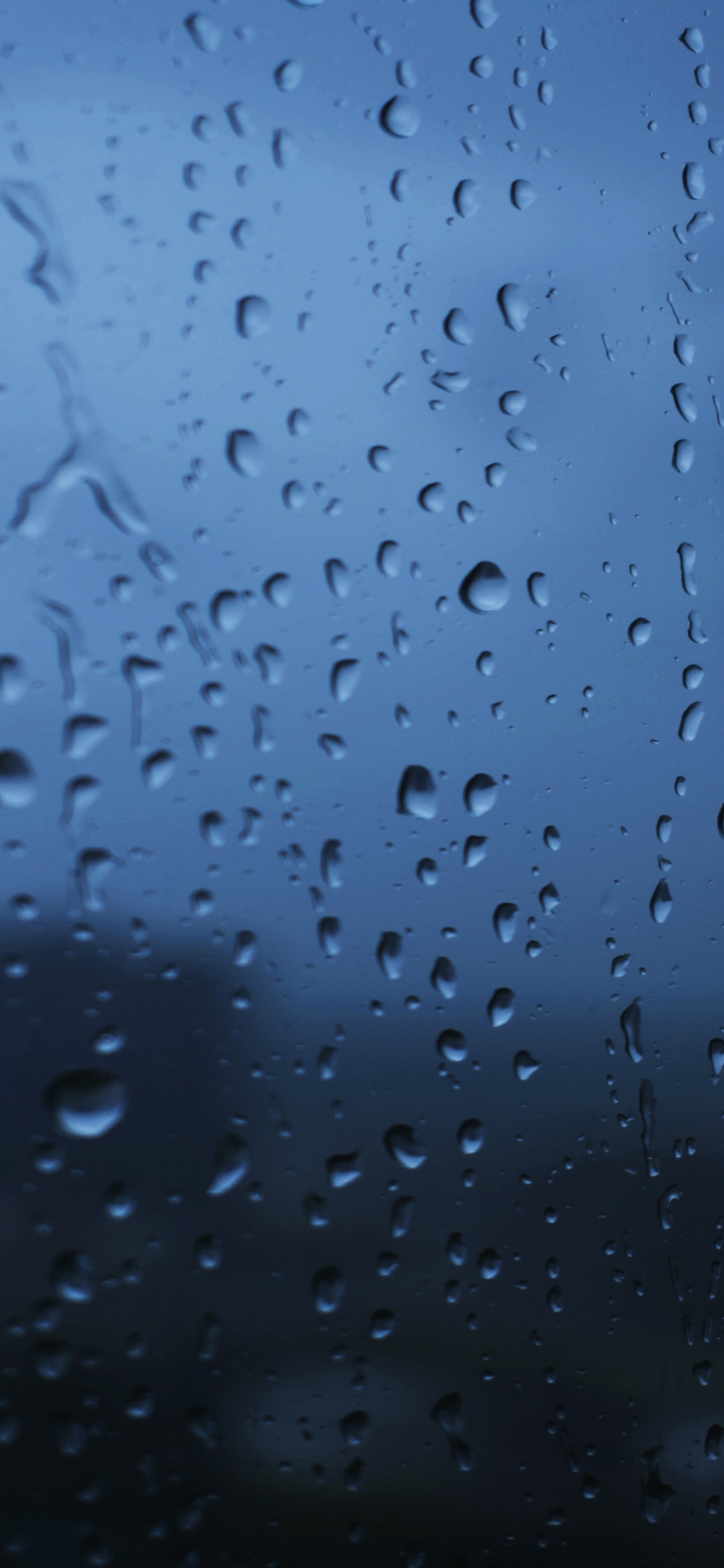 Pluie, Verre, Blue, Eau, Crachin. Wallpaper in 1242x2688 Resolution