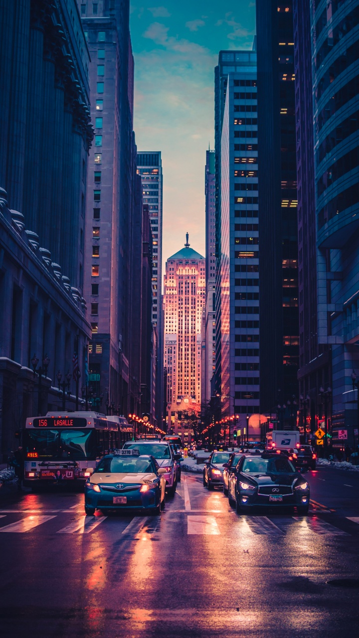 Coche, Edificio, Iluminación Automotriz, Luz, Infraestructura. Wallpaper in 720x1280 Resolution
