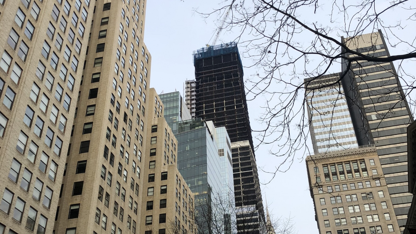 纽约市, 塔块, 建筑, 城市, 街区 壁纸 1366x768 允许