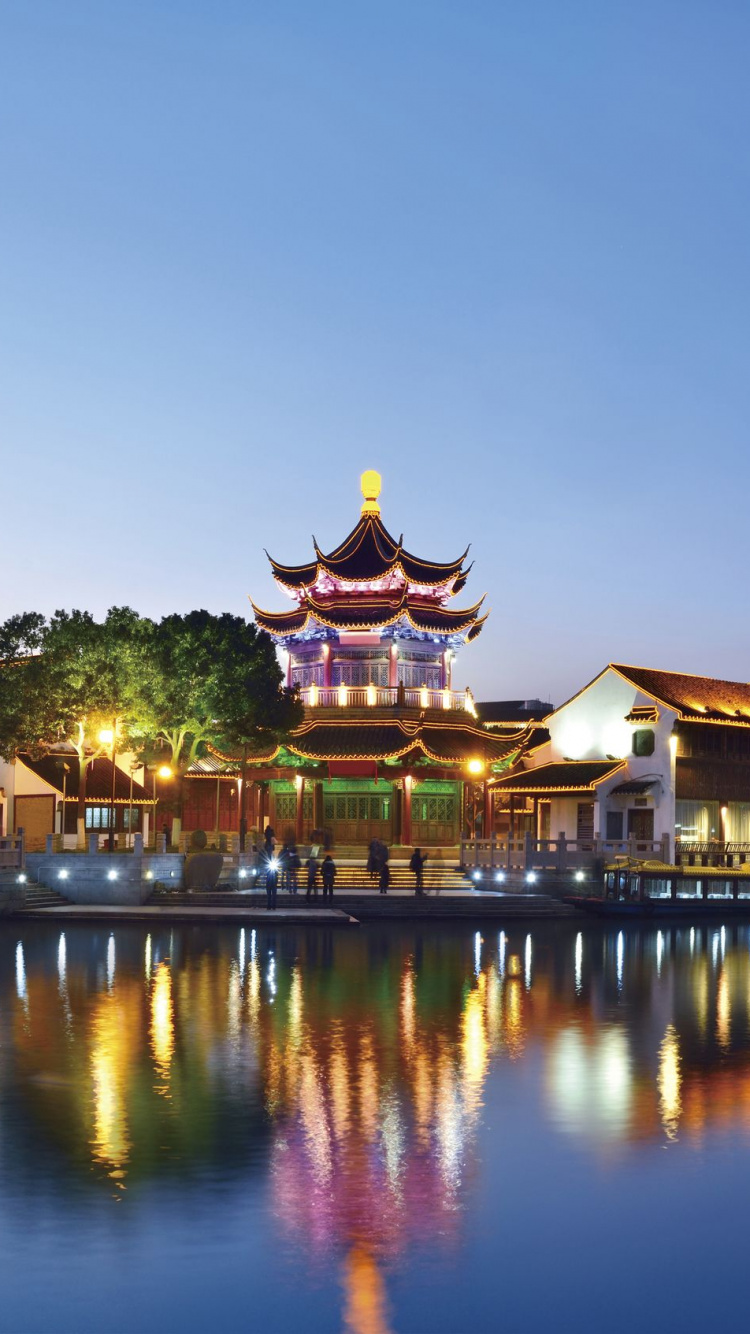 反射, 里程碑, 城市, 旅游业, 旅游景点 壁纸 750x1334 允许