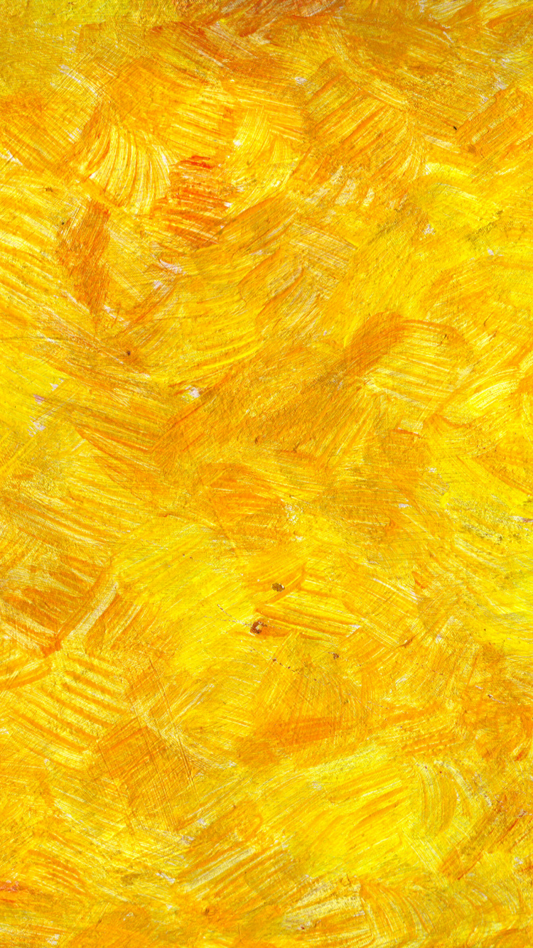 Peinture Abstraite Jaune et Rouge. Wallpaper in 750x1334 Resolution