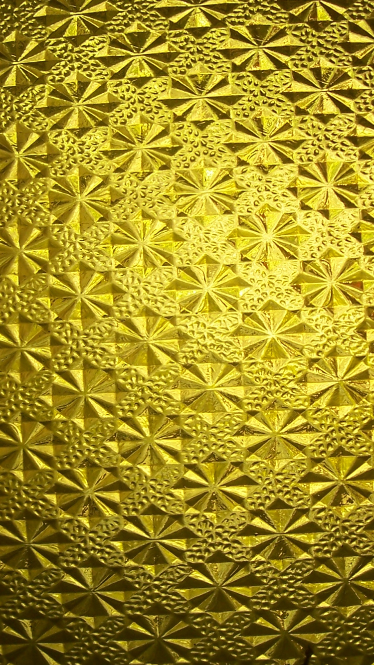 黄金, 纹理, 黄色的, 对称, 金箔 壁纸 750x1334 允许