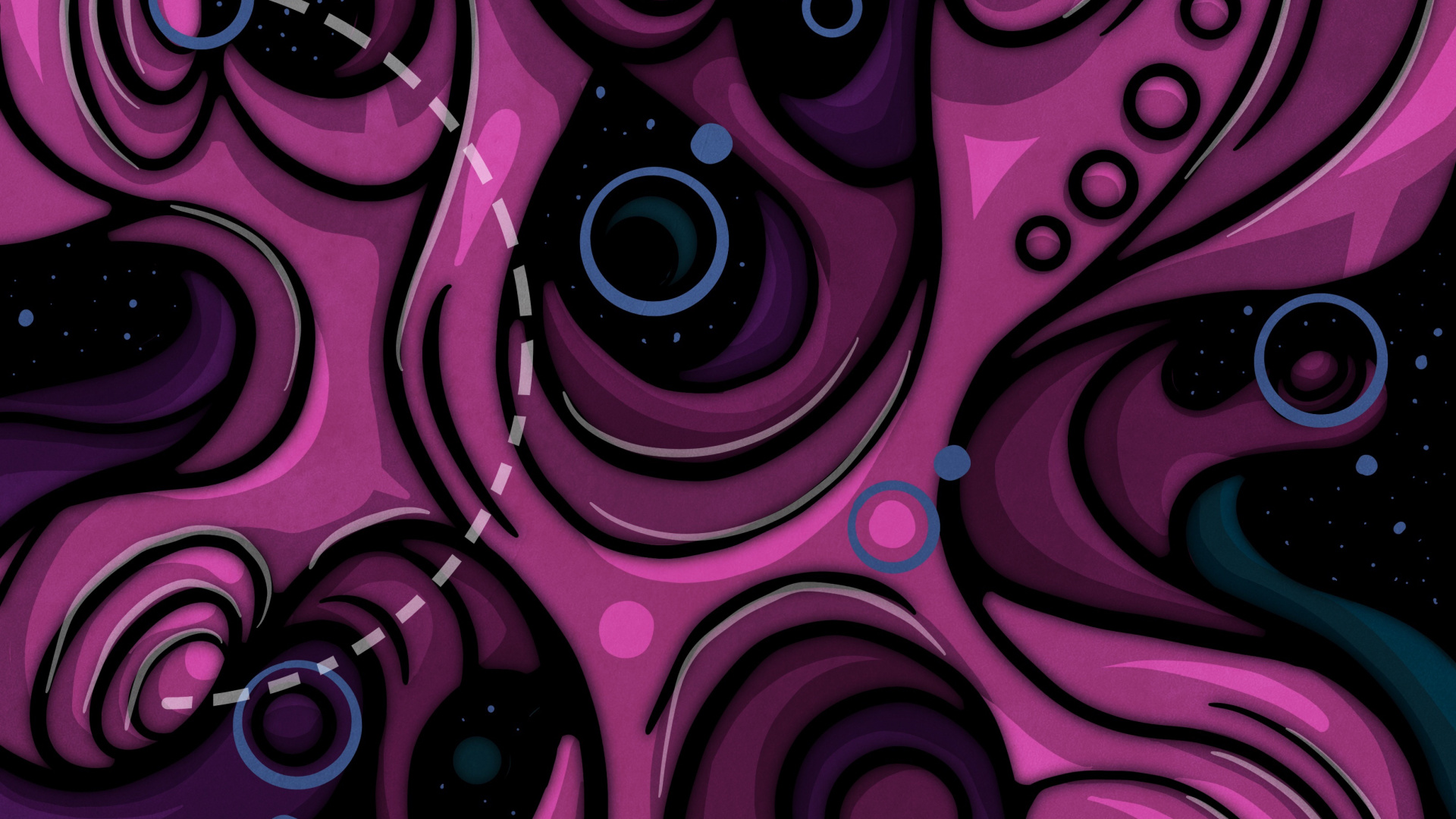 Arte Fractal, Arte, Diseño, Morado, Textil. Wallpaper in 1920x1080 Resolution