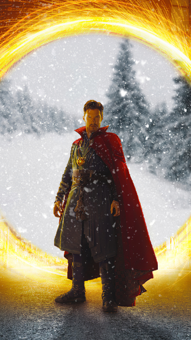 Doctor Strange Portal, Doctor Strange, Marvel Cinematic Universe, Superhero, Comic Book. Wallpaper in 750x1334 Resolution