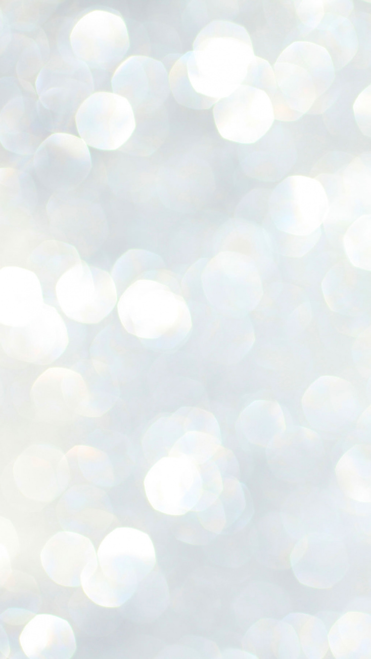 Lumières Bokeh Blanches et Bleues. Wallpaper in 750x1334 Resolution