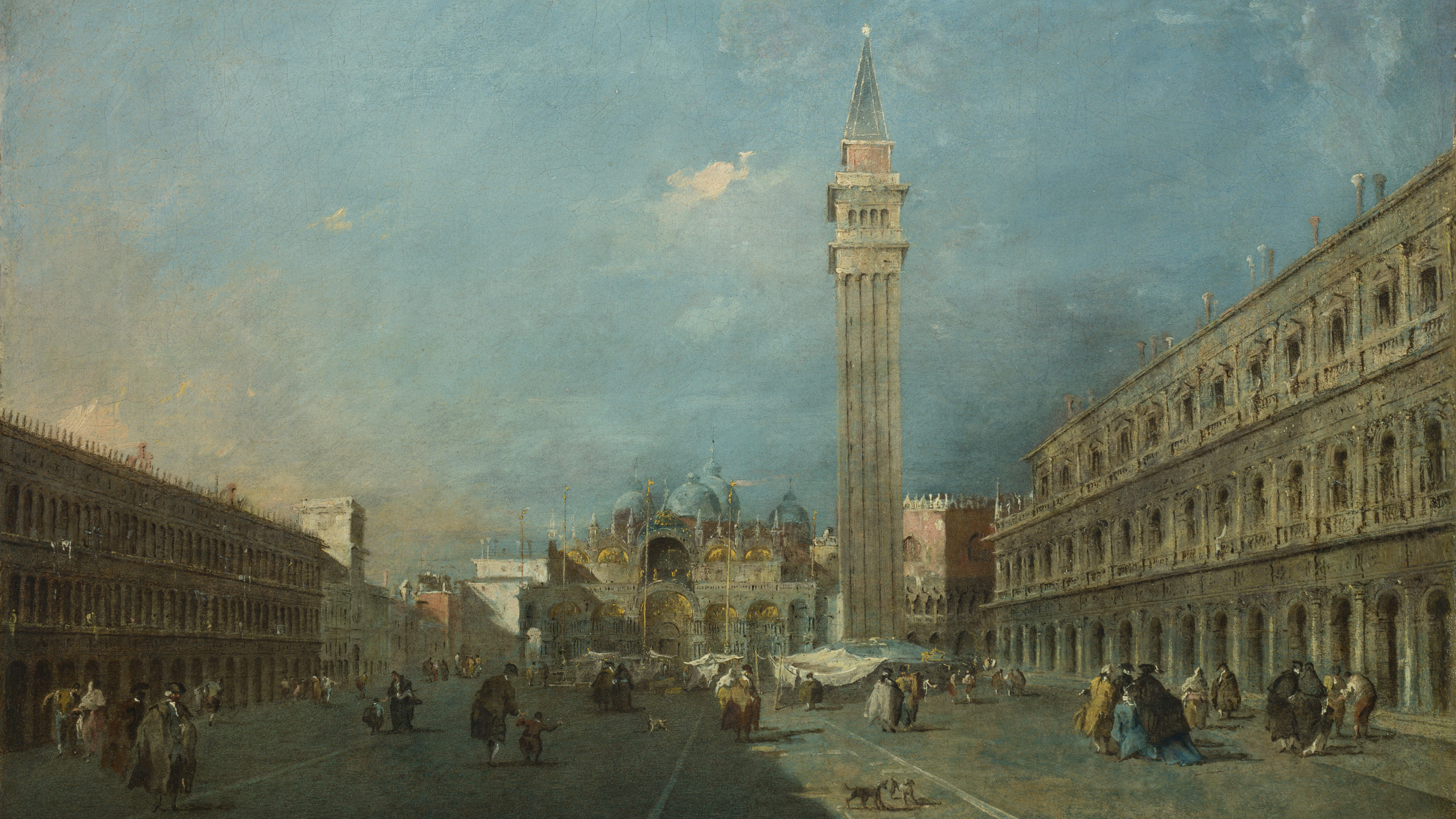 Leute, Die Tagsüber in Der Nähe Eines Braunen Betongebäudes Auf Der Straße Gehen. Wallpaper in 2560x1440 Resolution