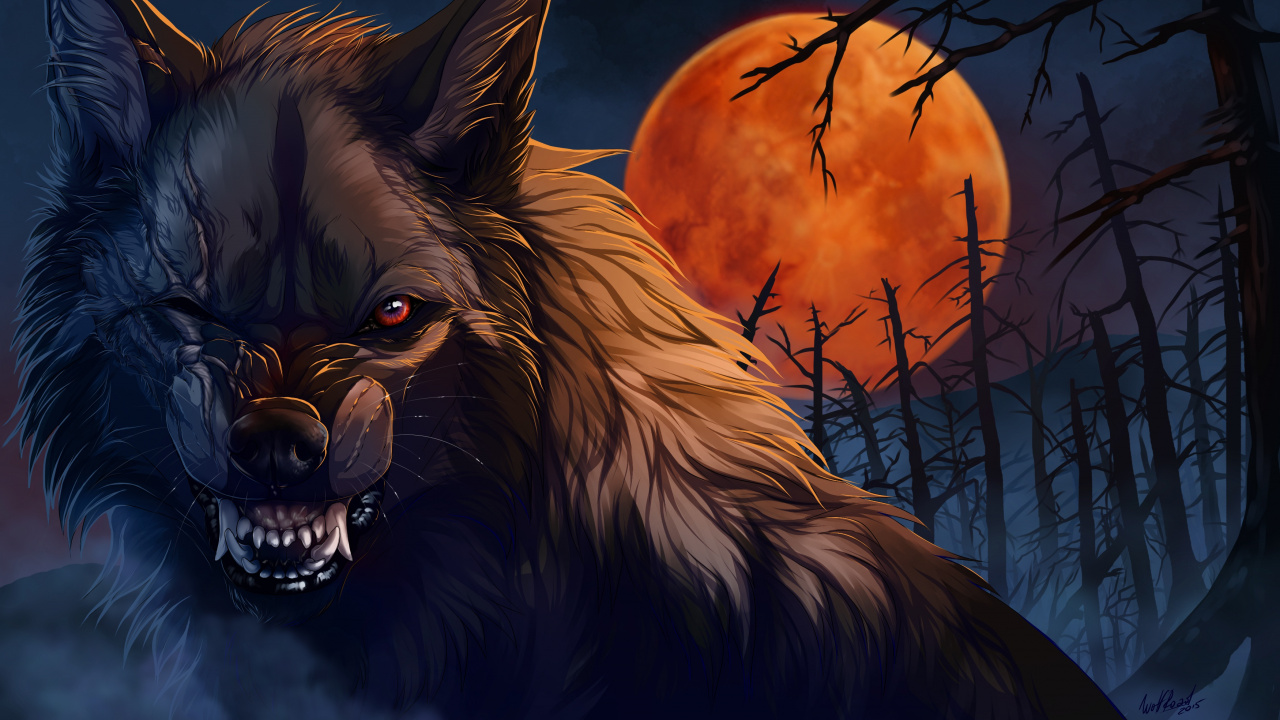 Brown and Black Long Coated Dog. Wallpaper in 1280x720 Resolution