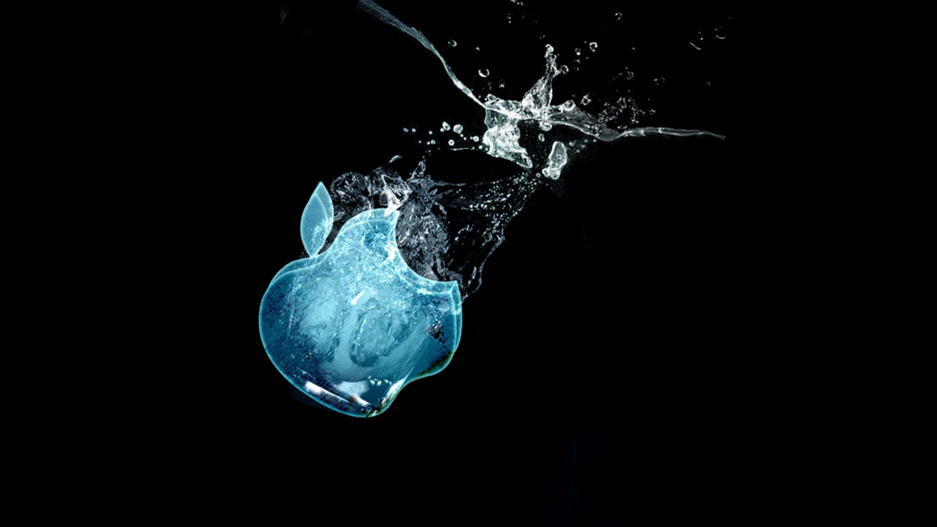 Apple, Water, Design, Earth, Graphics. Wallpaper in 1366x768 Resolution
