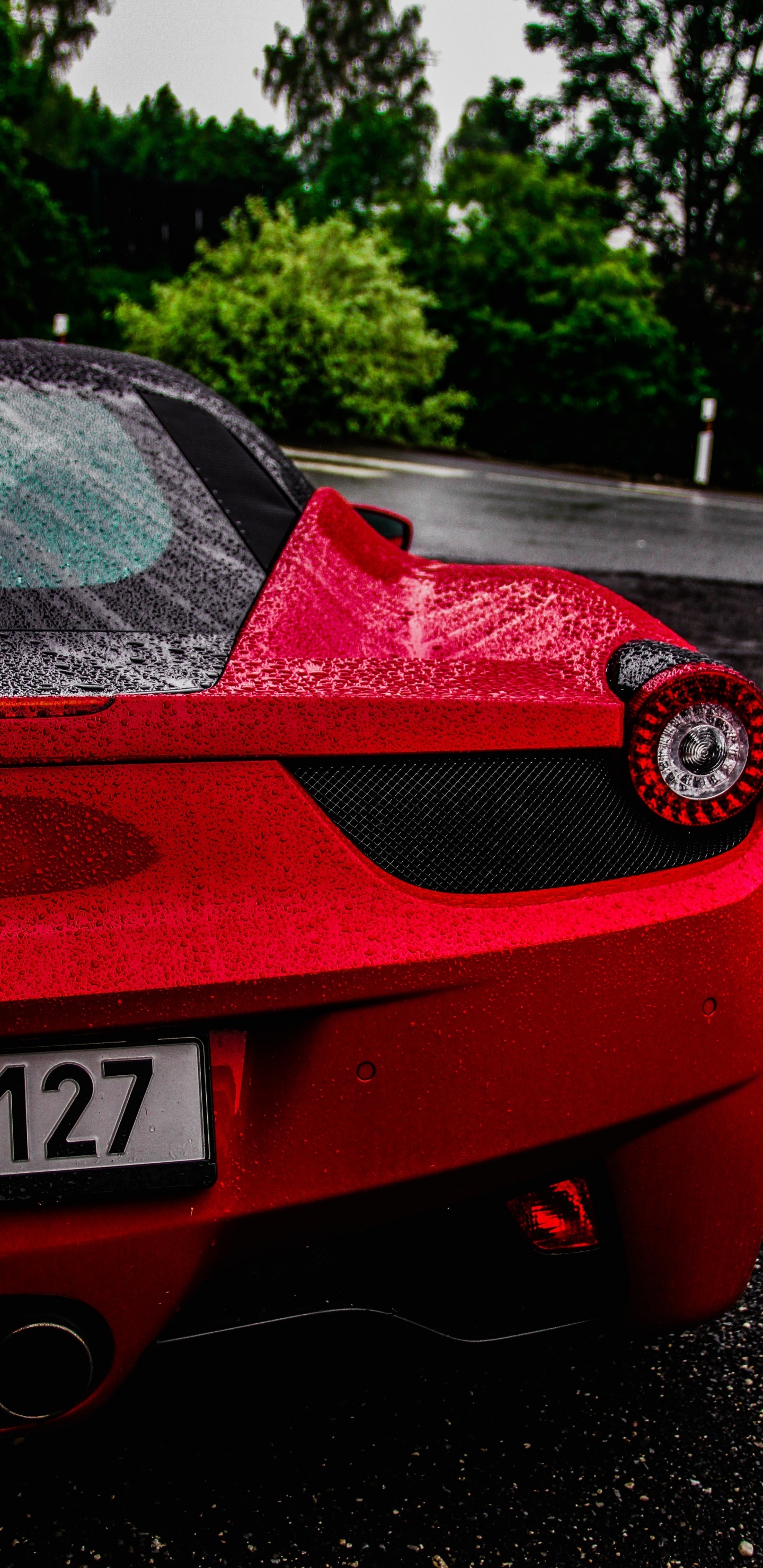 458法拉利, 法拉利458speciale, Ferrari, 超级跑车, 红色的 壁纸 1440x2960 允许