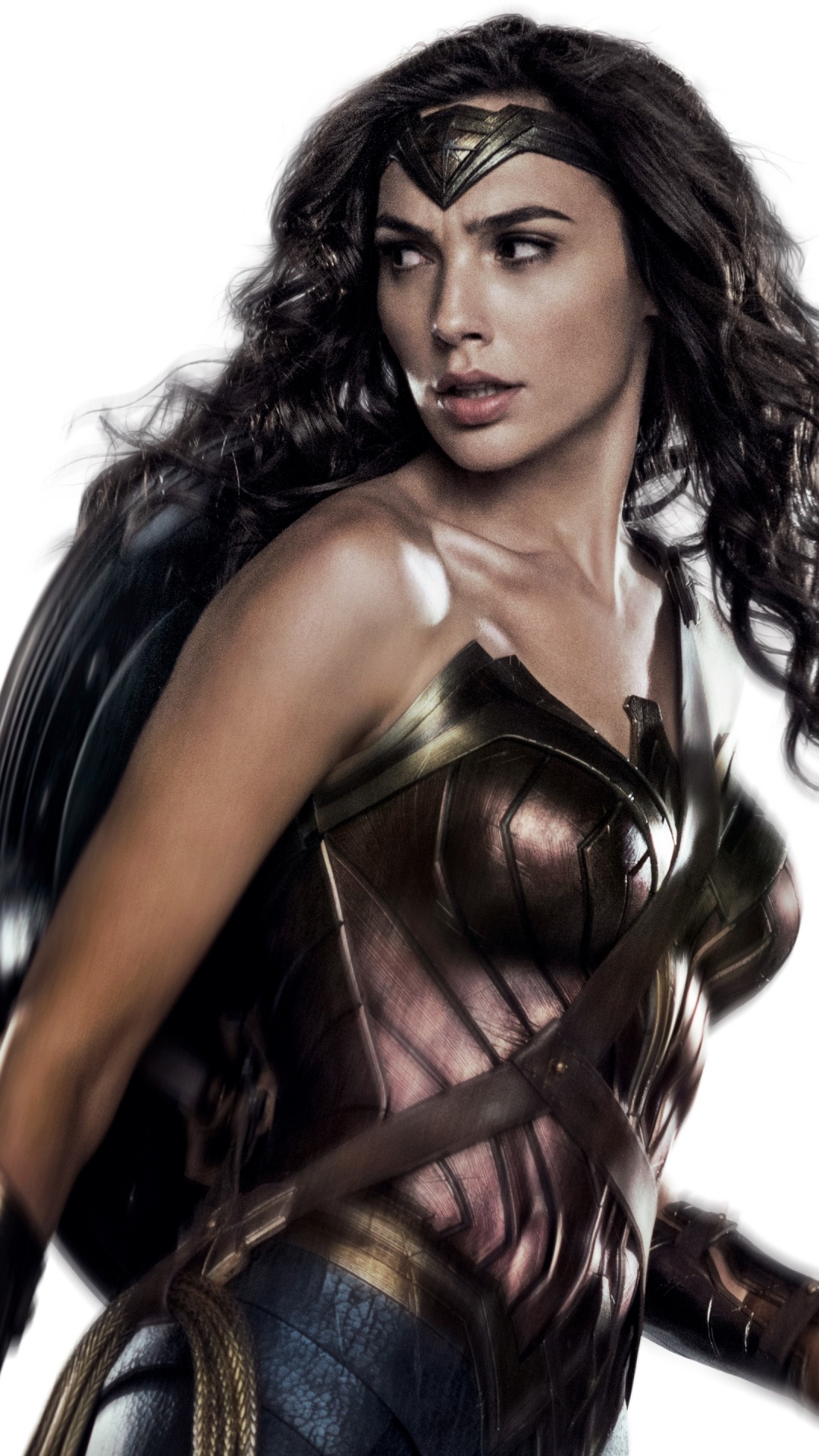 Gal Gadot, Wonder Woman, Steve Trevor, Diana Prince, Batman. Wallpaper in 1080x1920 Resolution