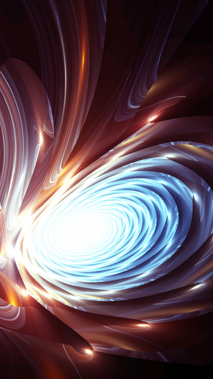 Rote Und Schwarze Abstrakte Malerei. Wallpaper in 720x1280 Resolution