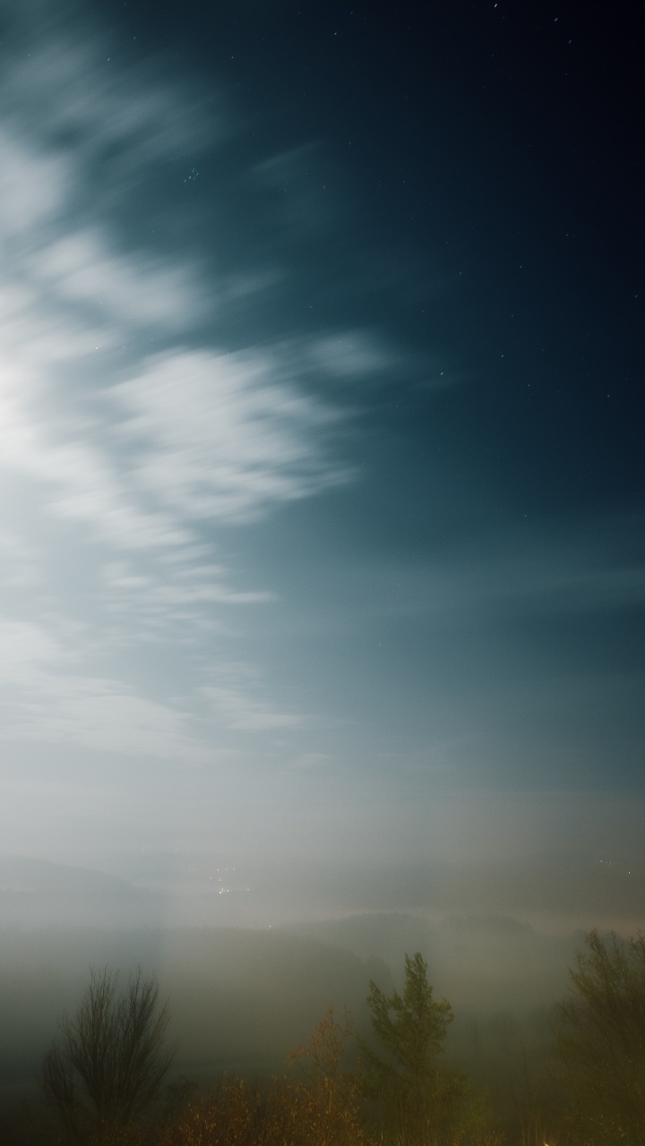 Atmosphäre, Cloud, Microsoft Azure, Himmel, Horizont. Wallpaper in 720x1280 Resolution