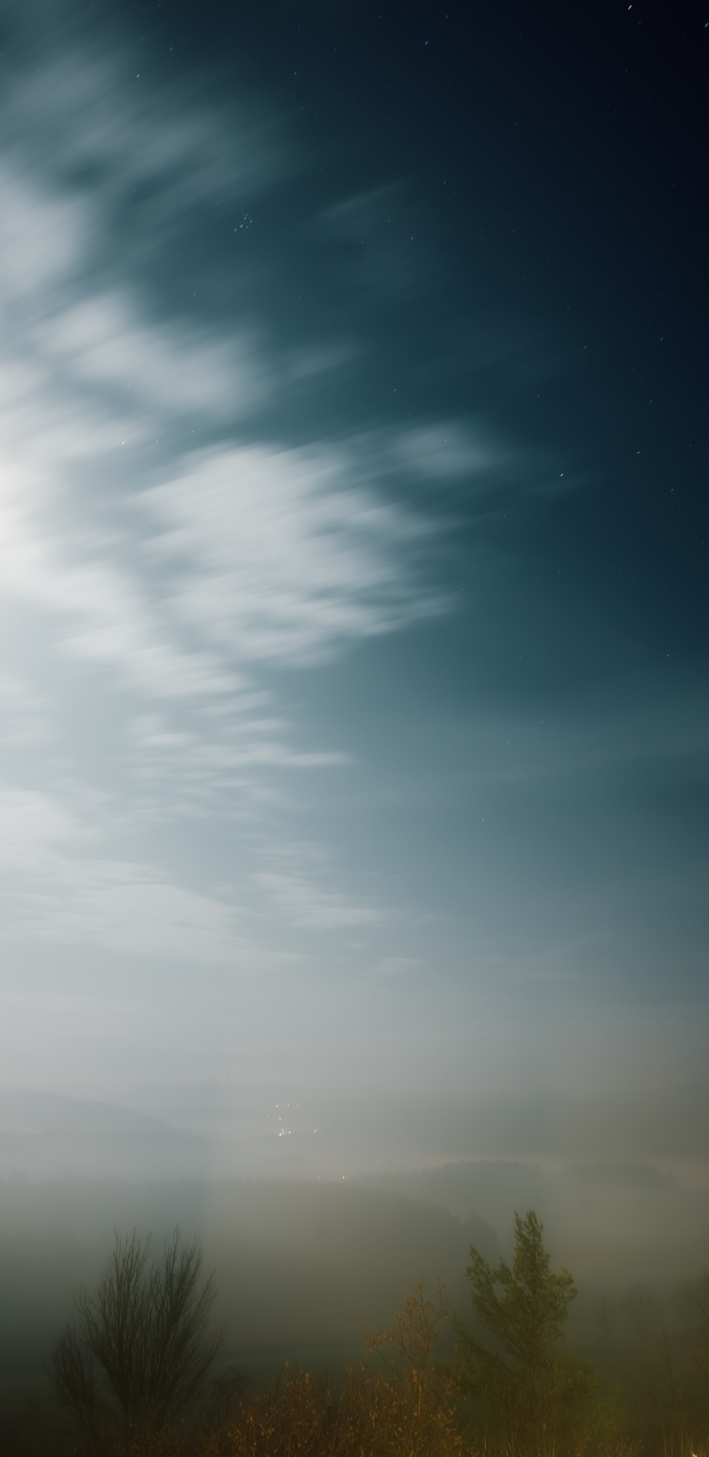 Atmosphère, Microsoft Azure, Ciel, Horizon, Tranquillité. Wallpaper in 1440x2960 Resolution