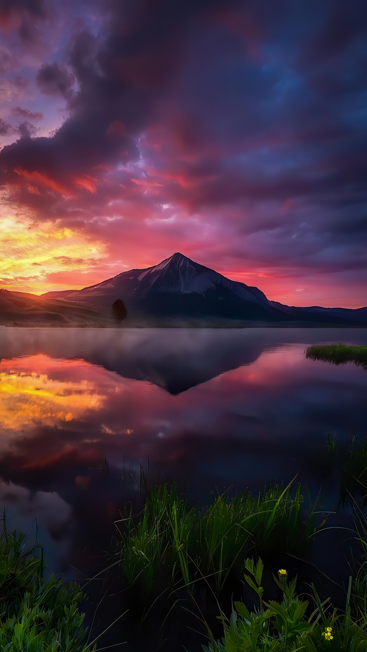 Más Hermoso Amanecer Colorado. Wallpaper in 720x1280 Resolution