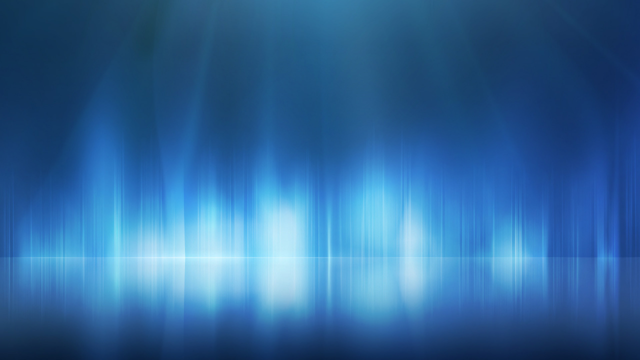 Orange Und Blaue Lichtillustration. Wallpaper in 1280x720 Resolution