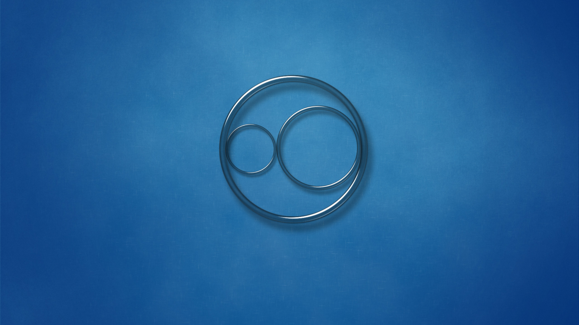 Silver Ring on Blue Textile. Wallpaper in 1920x1080 Resolution