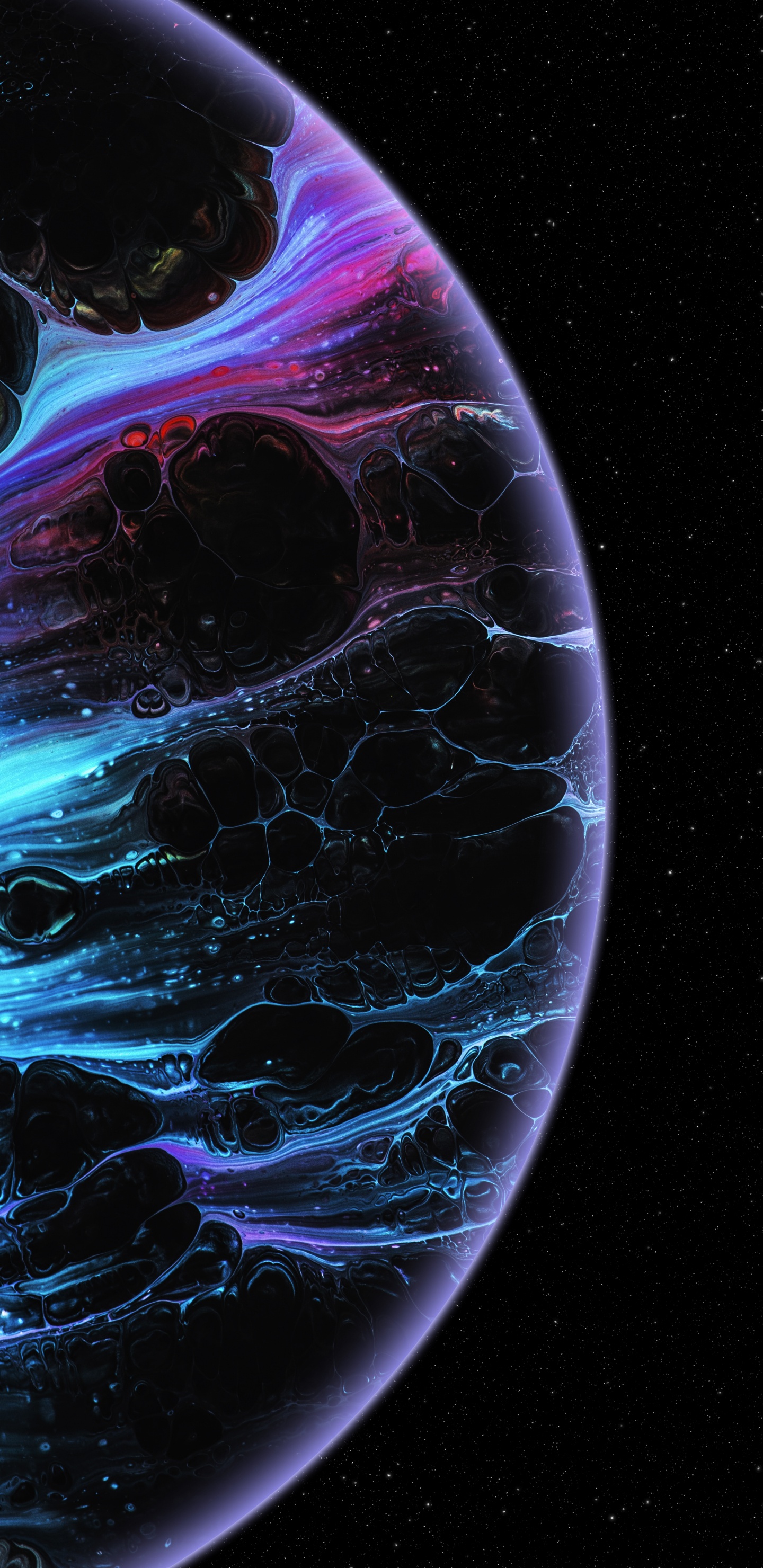 Illustration, Astronomisches Objekt, Wissenschaft, Electric Blue, Raum. Wallpaper in 1440x2960 Resolution