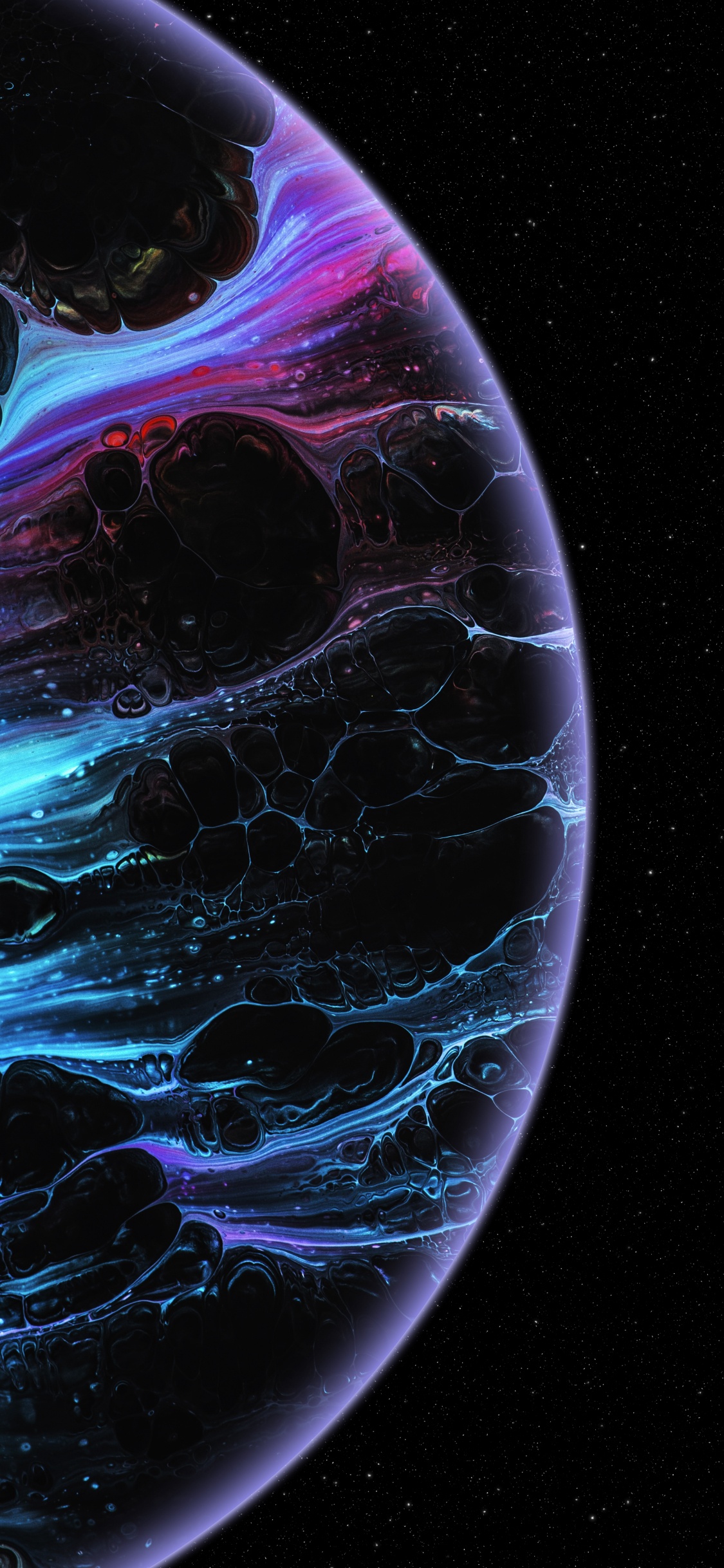 Ilustración, Objeto Astronómico, Ciencia, Espacio, Circulo. Wallpaper in 1125x2436 Resolution