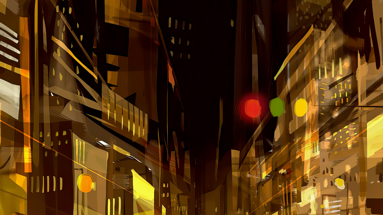 Nacht, Zebrastreifen, Fußgängerzone, Street Light, Street. Wallpaper in 1280x720 Resolution