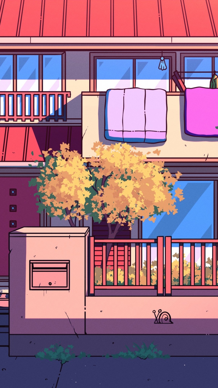 的房子, 窗口, 住宅区, 木, 屋顶 壁纸 720x1280 允许