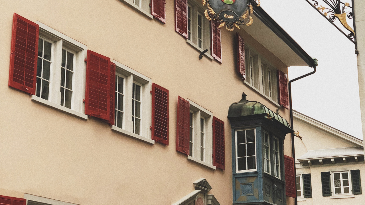 Propriété, Façade, Quartier, Ville, Bâtiment. Wallpaper in 1280x720 Resolution