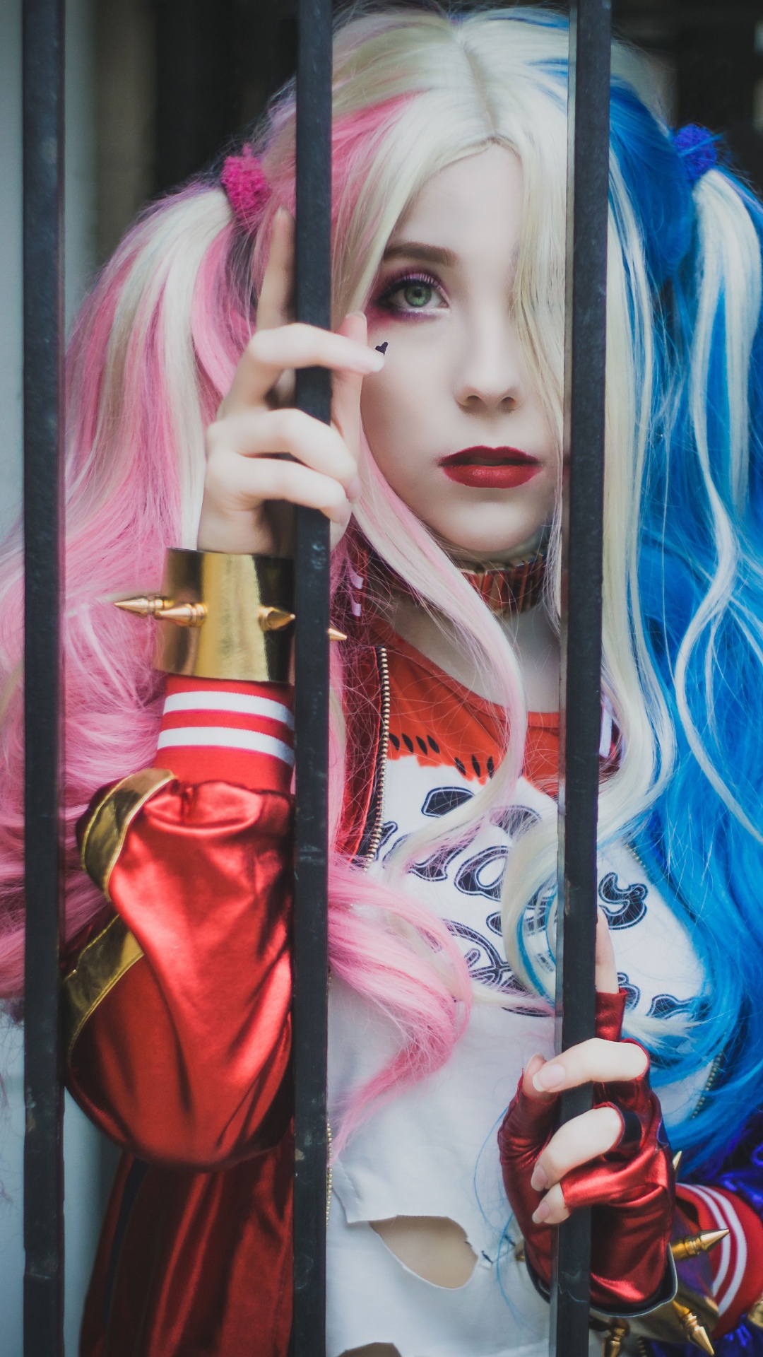 Cosplay, Harley Quinn, Poison Ivy, Purple, Mode de la Rue. Wallpaper in 1080x1920 Resolution