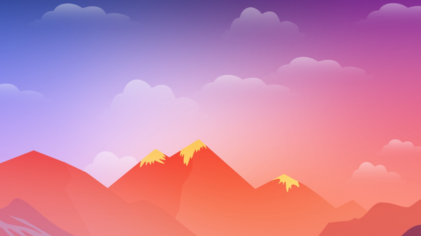 Mount Scenery, Atmosphère, Afterglow, Paysage Naturel, Orange. Wallpaper in 1366x768 Resolution