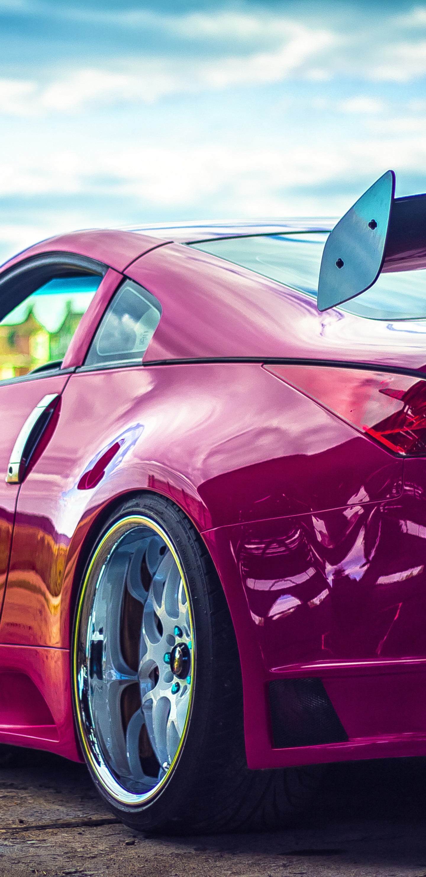 日产, Rim, 日产350z, 日产费尔莱蒂Z, 汽车改装 壁纸 1440x2960 允许