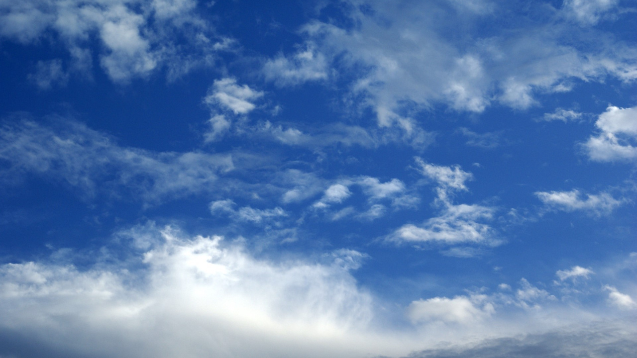 Nuages Blancs et Ciel Bleu Pendant la Journée. Wallpaper in 1280x720 Resolution