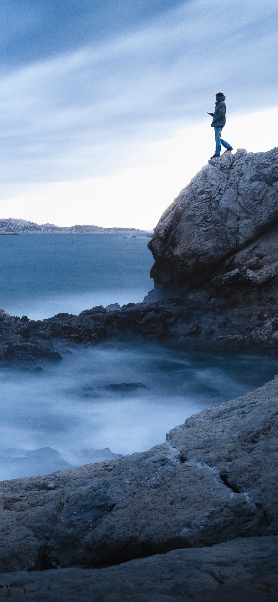 大海, 海洋, 海岸, 岸边, 天空 壁纸 1125x2436 允许