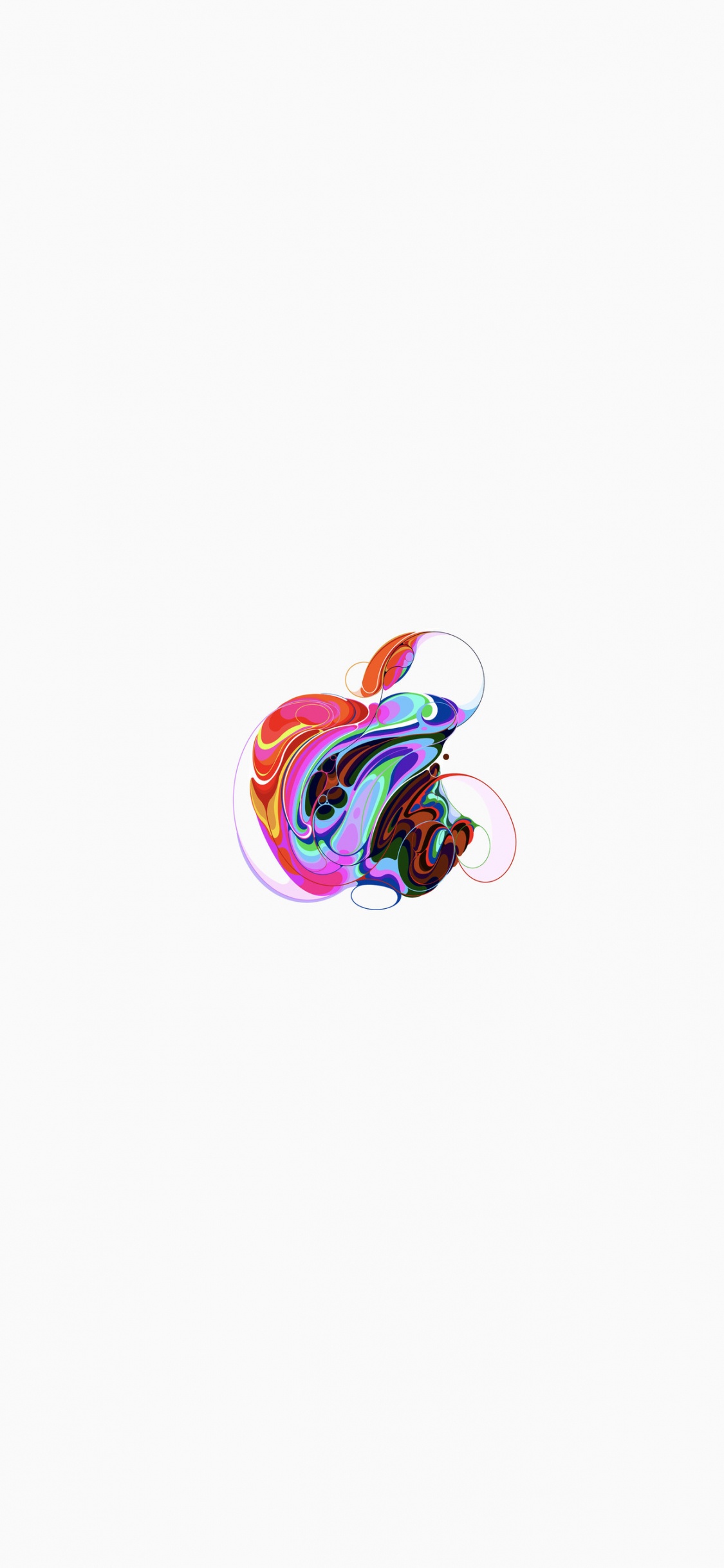 IPhone, Apple Event October 2020, Apple, Logo, la Pureté de la Couleur. Wallpaper in 1125x2436 Resolution