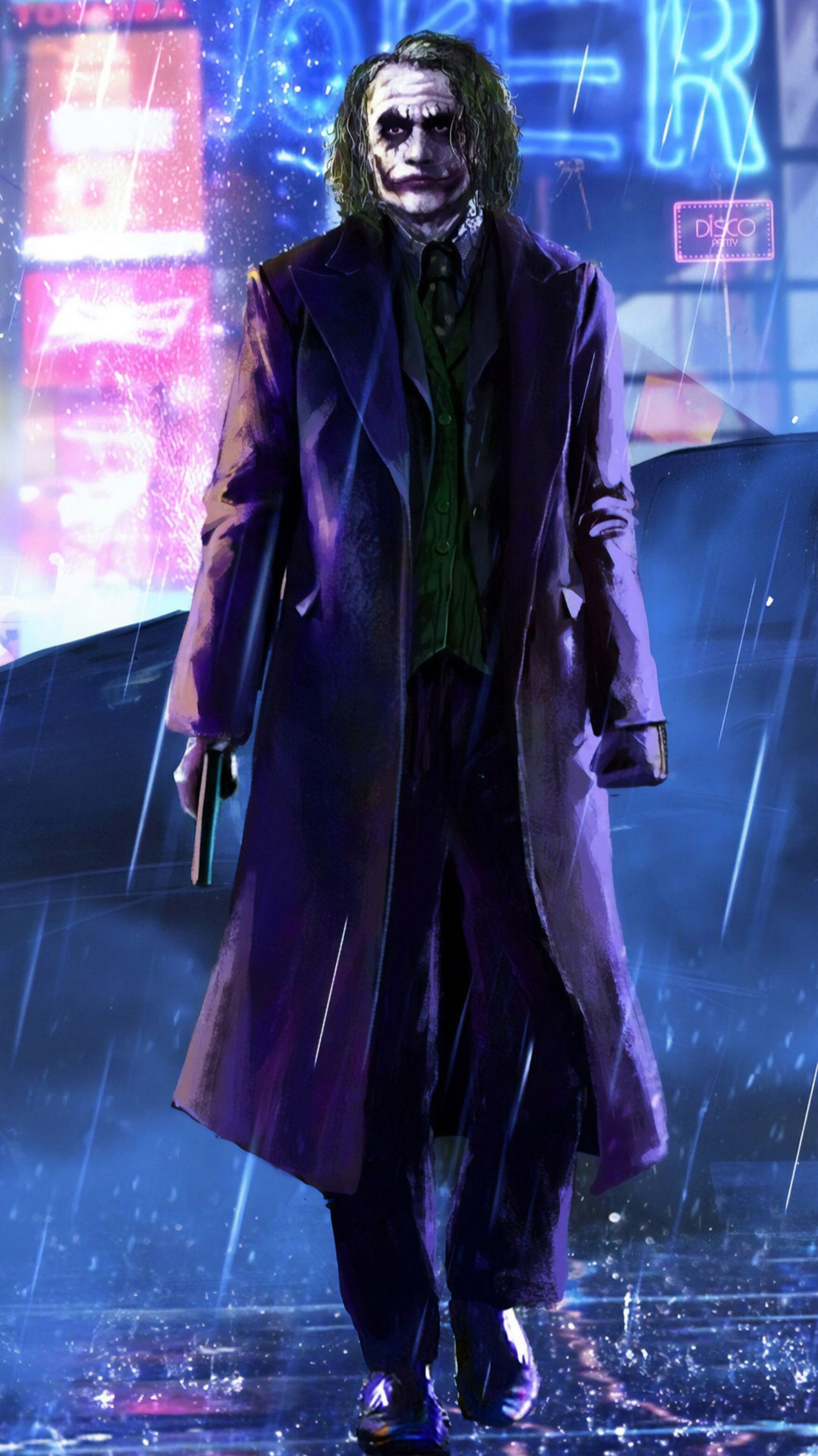 Libro Mayor de Salud, Batman, Cartel, Morado, Luz. Wallpaper in 1440x2560 Resolution