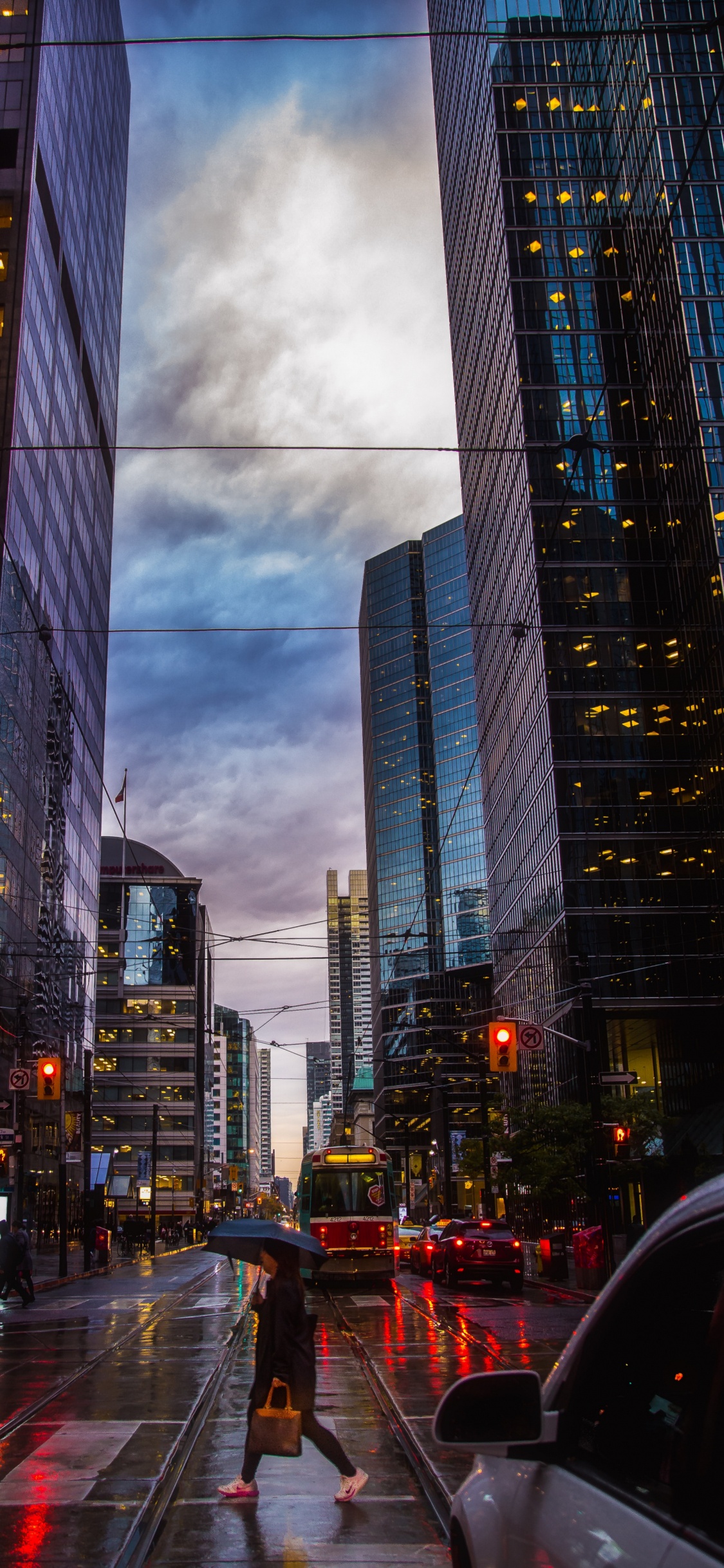 Weather, Skyscraper, Building, Cloud, Daytime. Wallpaper in 1125x2436 Resolution