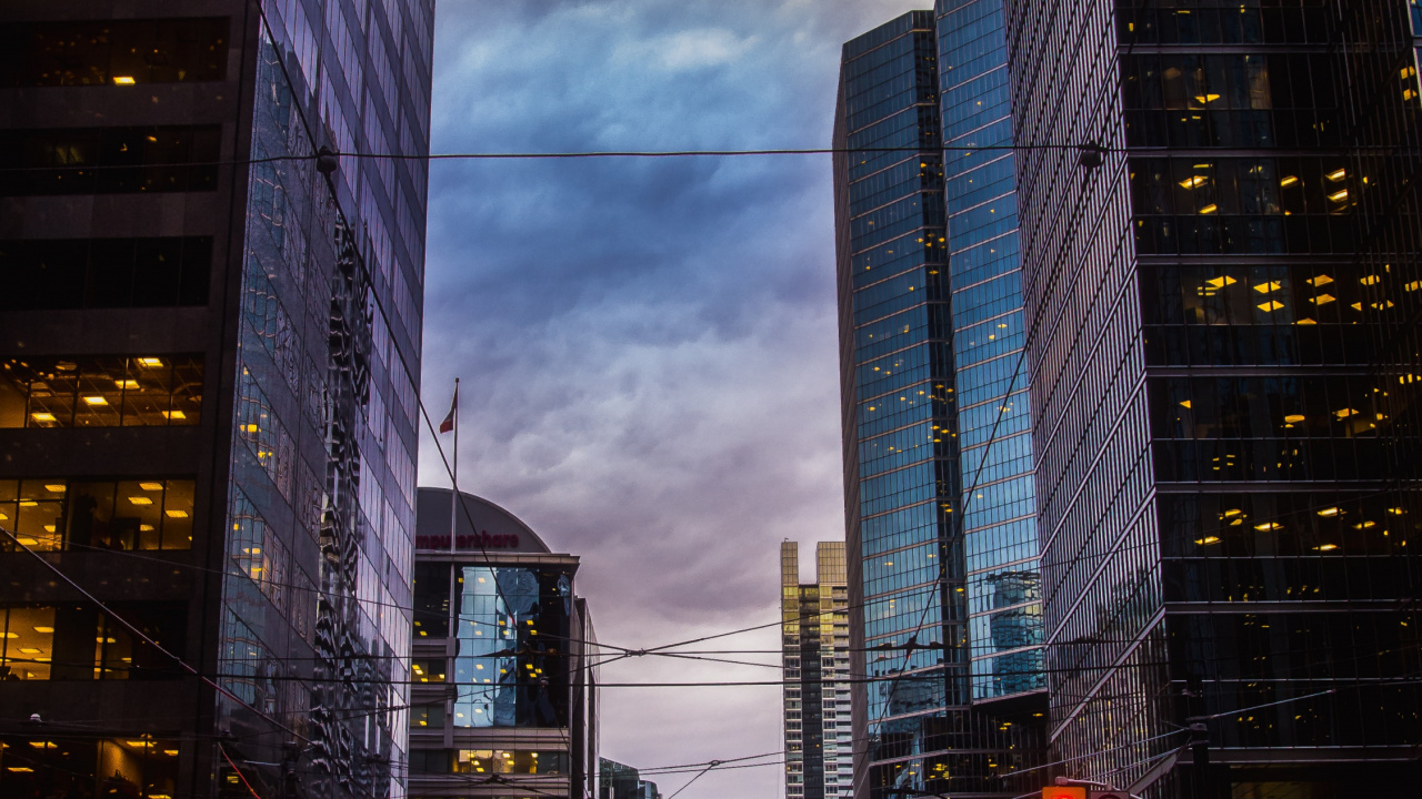 Weather, Skyscraper, Building, Cloud, Daytime. Wallpaper in 1280x720 Resolution