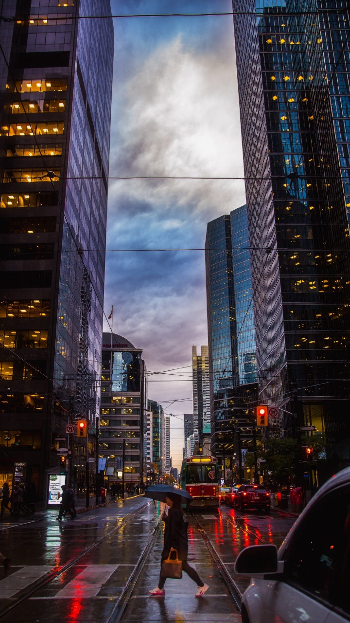 Weather, Skyscraper, Building, Cloud, Daytime. Wallpaper in 720x1280 Resolution