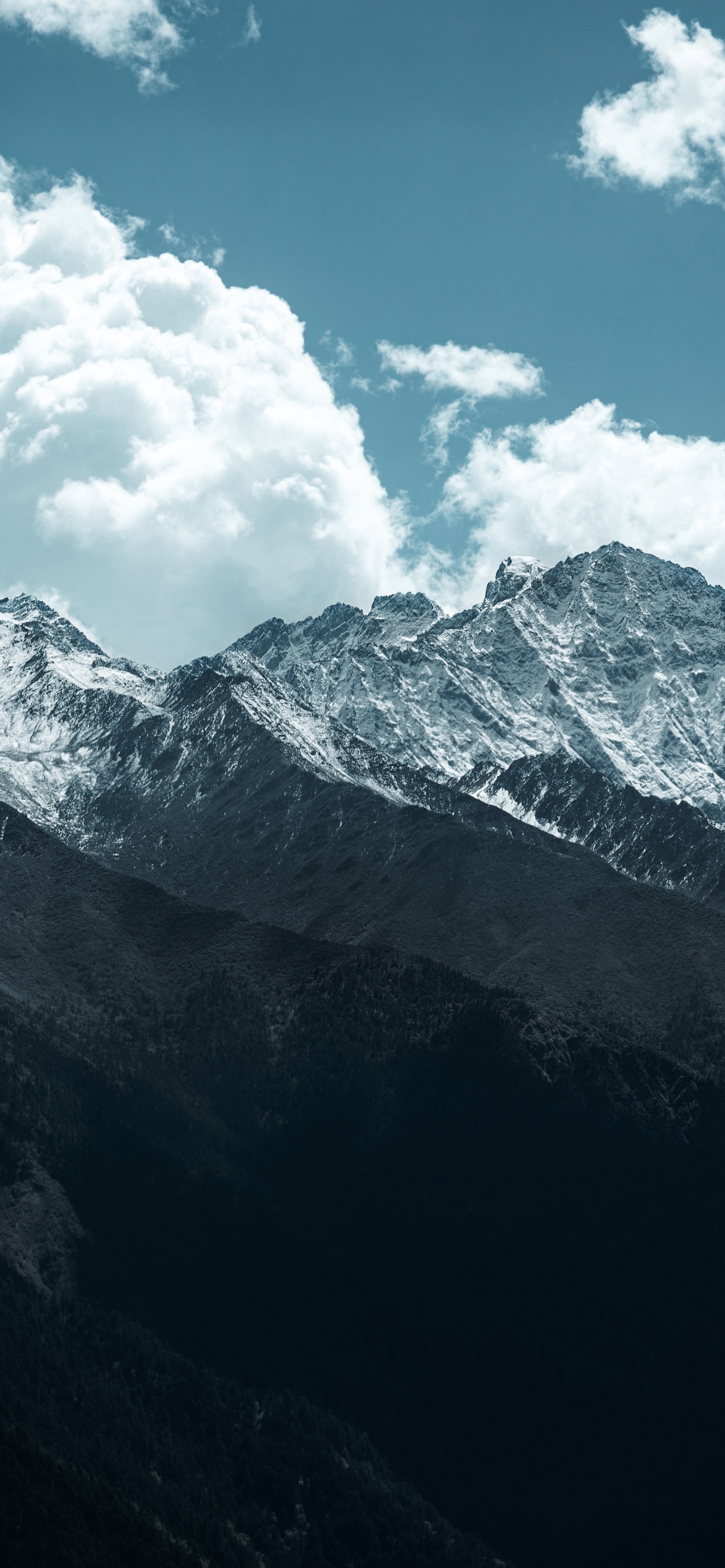 Naturaleza, Highland, Macizo, Cumulus, Ridge. Wallpaper in 1242x2688 Resolution