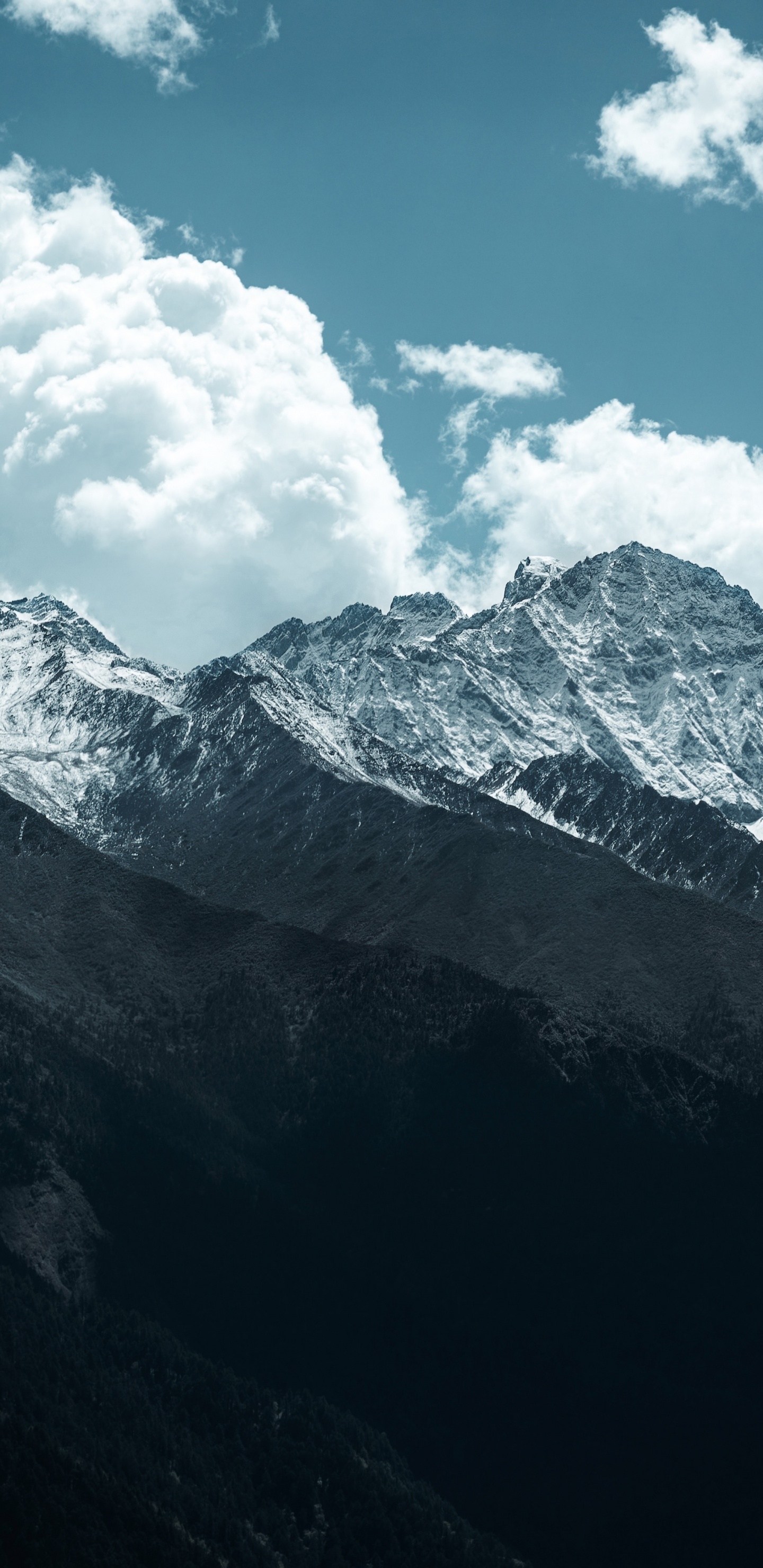 Nature, Highland, Massif, Gamme de Montagne, Cumulus. Wallpaper in 1440x2960 Resolution