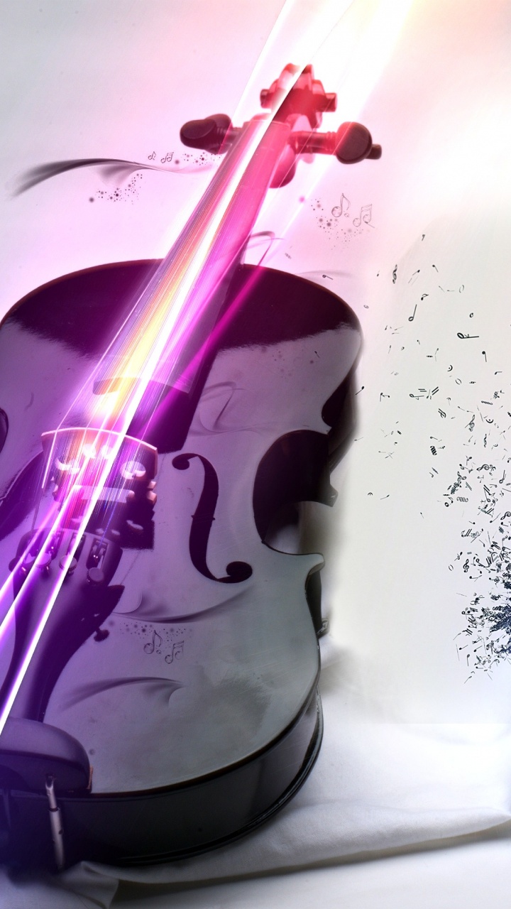 Streichinstrument, Violine Familie, Cello, Kunst, Noten. Wallpaper in 720x1280 Resolution