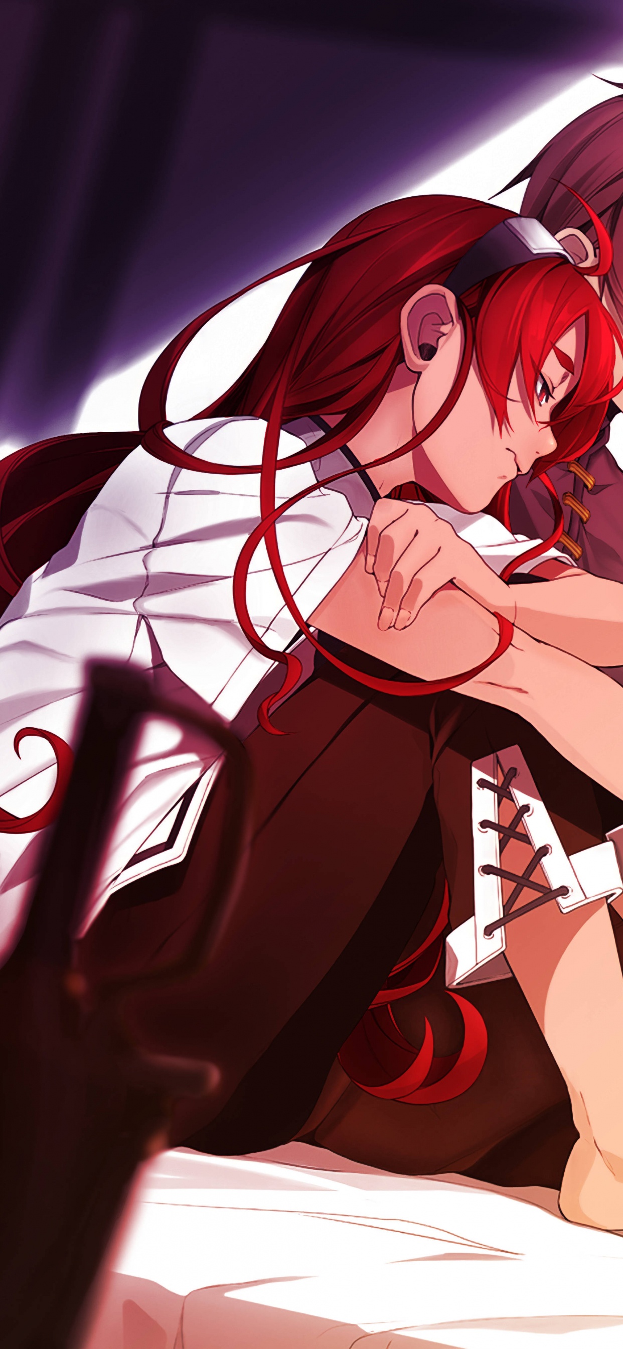 Erwachsener Rudeus Und Eris, Rudeus Graue Ratte, Mushoku Tensei, Anime, Light-novel. Wallpaper in 1242x2688 Resolution