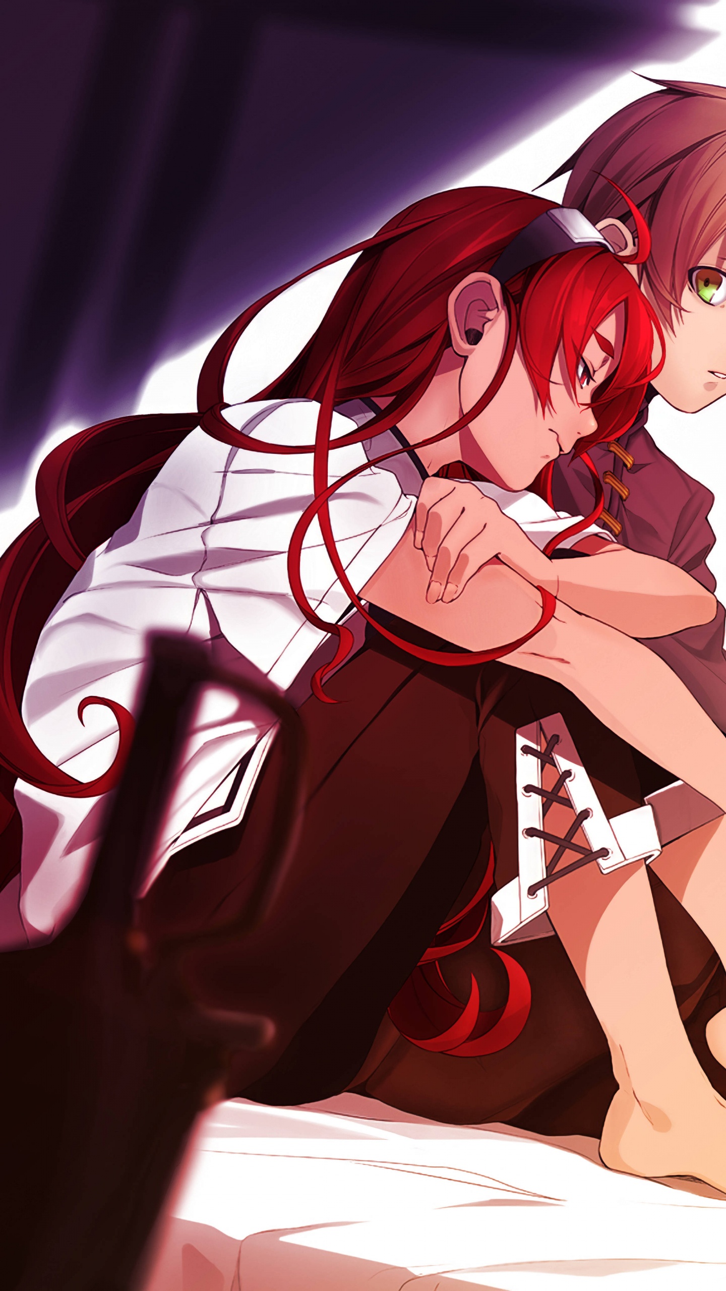 Erwachsener Rudeus Und Eris, Rudeus Graue Ratte, Mushoku Tensei, Anime, Light-novel. Wallpaper in 1440x2560 Resolution