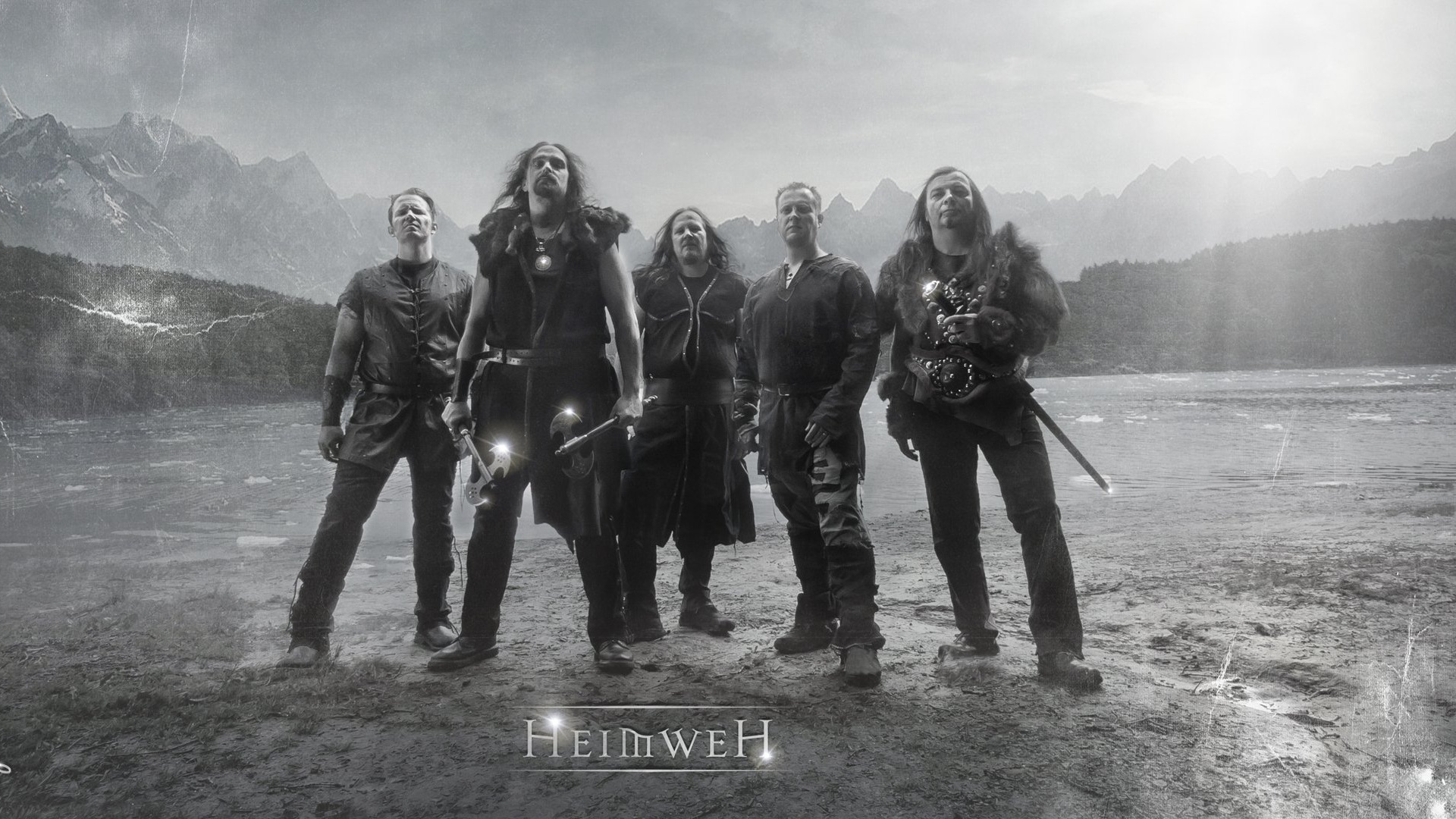Viking Metal, First War of The World, Black and White, Monochrome, Monochrome Mode. Wallpaper in 1920x1080 Resolution