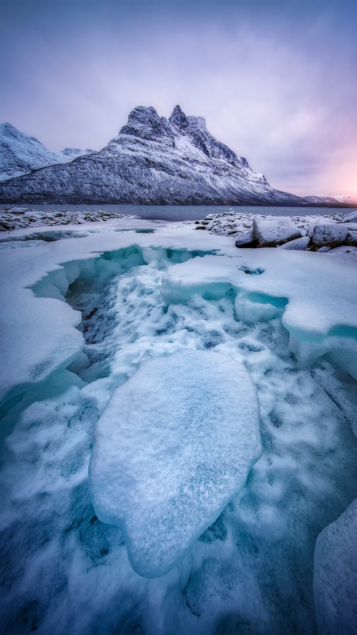 Nature, Glacier, Océan Arctique, Las Vegas, Fjord. Wallpaper in 720x1280 Resolution