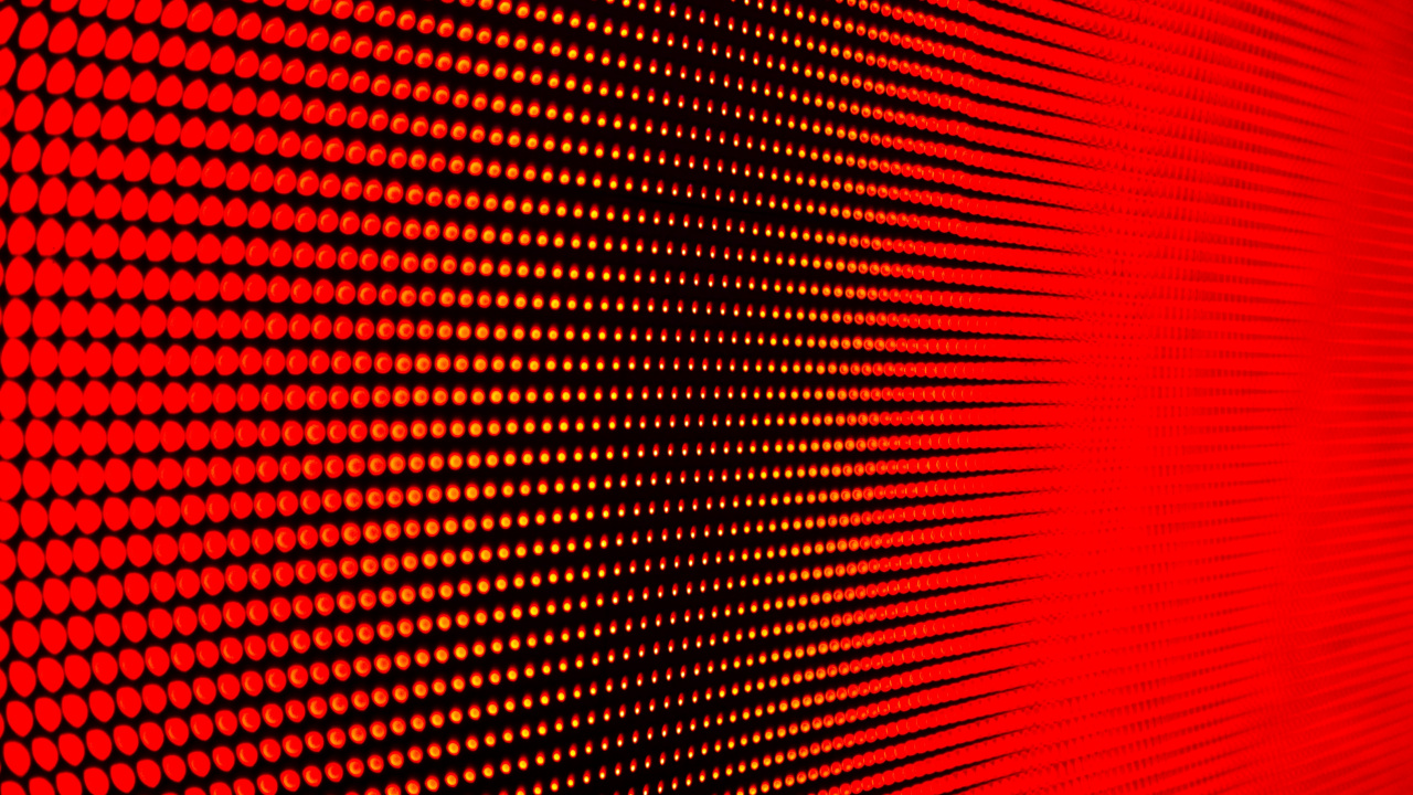 Rotes Und Schwarzes Gepunktetes Textil. Wallpaper in 1280x720 Resolution