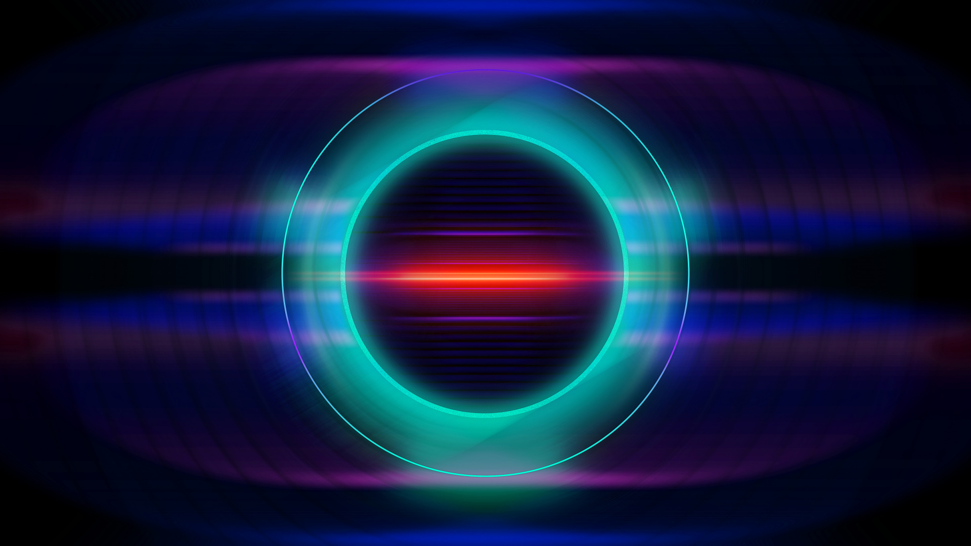 Green and Pink Light Illustration. Wallpaper in 1920x1080 Resolution