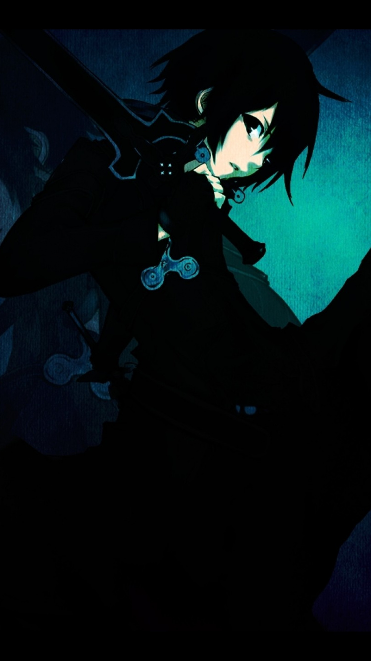 Femme en Robe Noire et Blanche. Wallpaper in 750x1334 Resolution